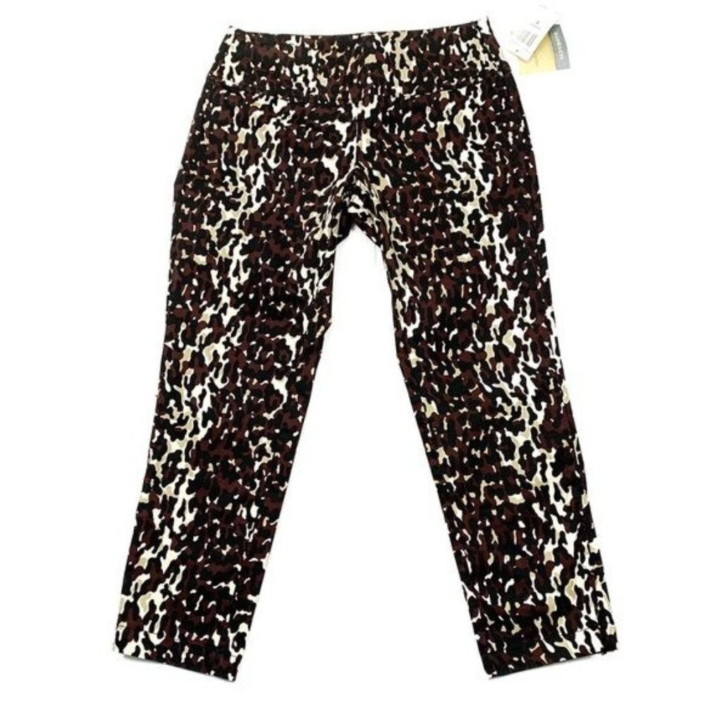 Calvin Klein Pants Camouflage Cropped Flat Front Size 2 Mobwife Indie Sleaze